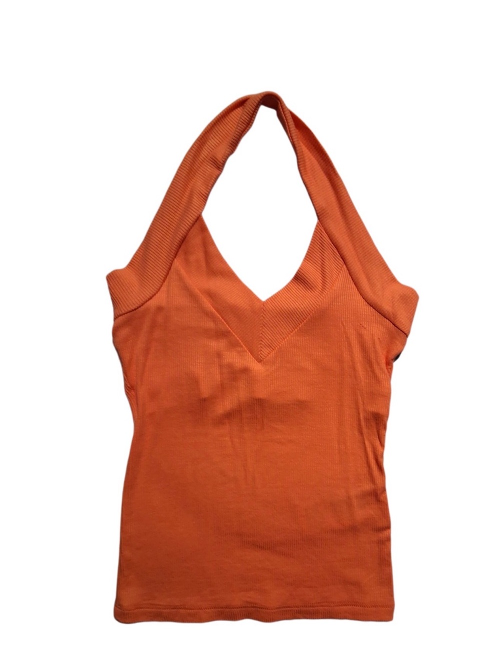 NWOT silence + noise Coral Ribbed Halter Tank